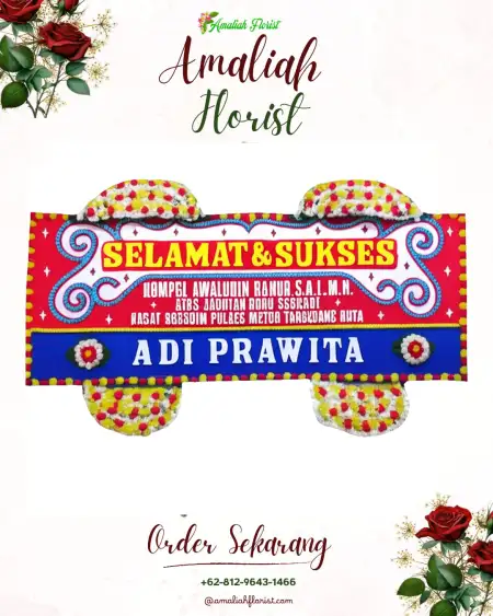 Papan Bunga Ucapan Selamat Klunggen