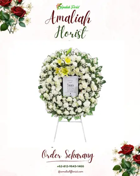 Krans Bunga Duka Klunggen